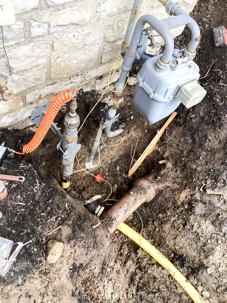 Gas piping sized for added appliance demand in an Ohio home