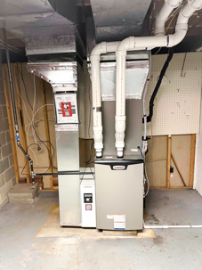 Heat pump thermostat in a Central Ohio home