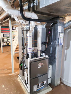 Frozen air-conditioning line awaiting diagnosis in Central Ohio