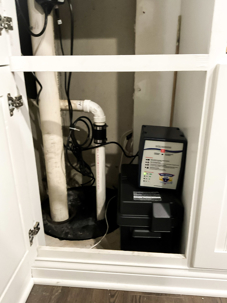 Sump pump inspected after running continuously in Central Ohio