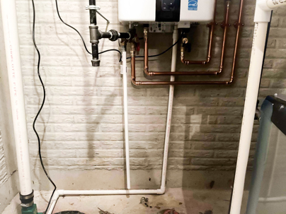 Central Ohio water heater receiving preventive maintenance